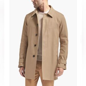 NWOT Banana Republic Mac Jacket Water Resistant Tan Trench Coat